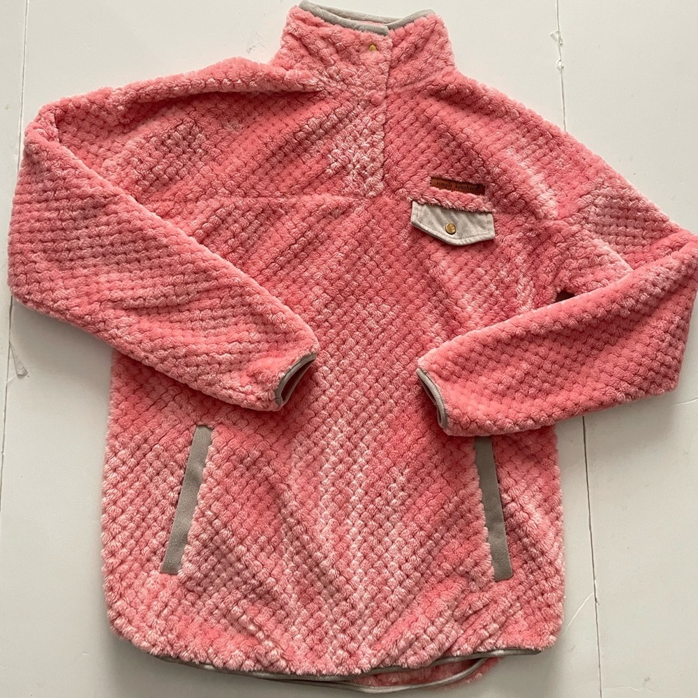 SIMPLY SOUTHERN Women’s S BLOSSOM LONG SLEEVE SOFT SHERPA PULLOVER SWEATSHIRT - Picture 3 of 8